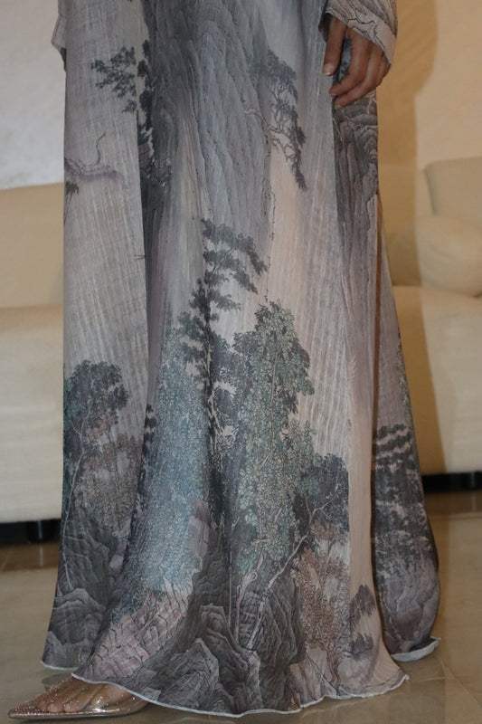 Tree whisper abaya