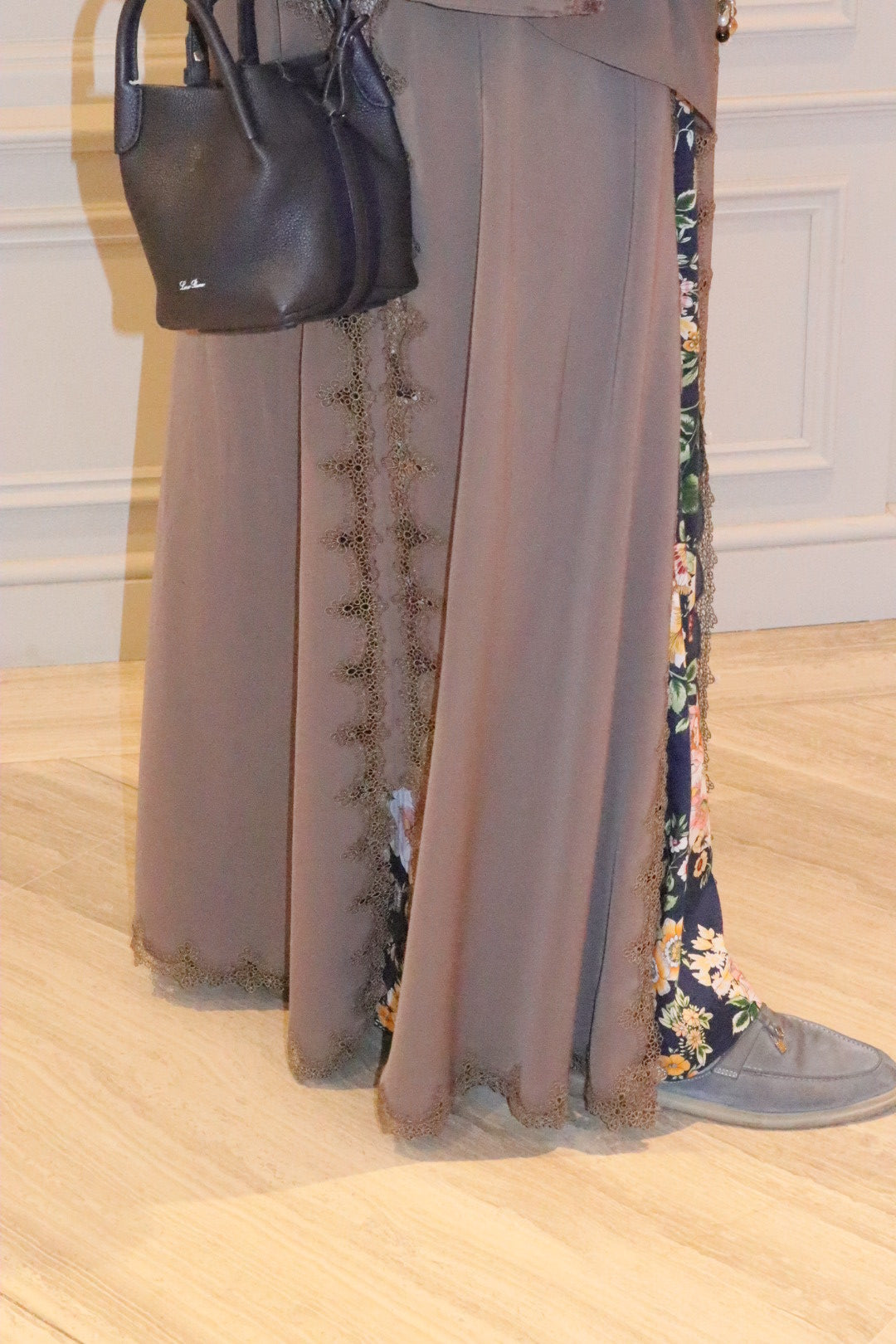Mocha brown abaya