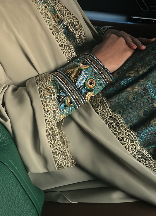 Matcha green abaya