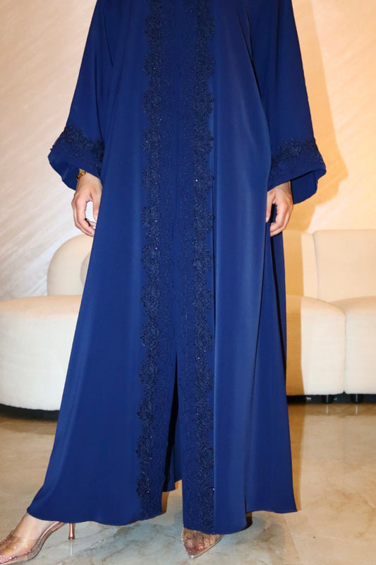 Teal blue abaya
