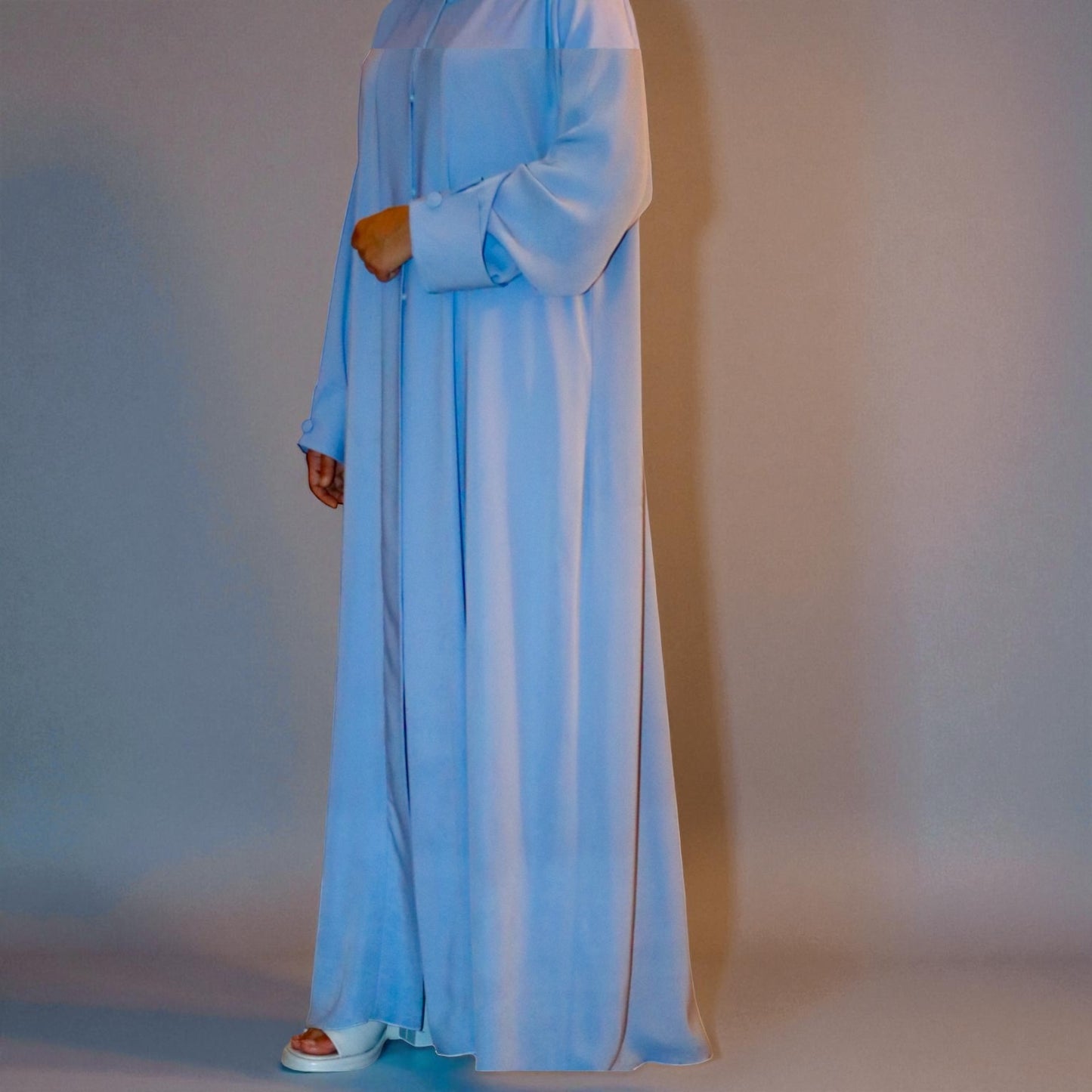 Baby blue abaya
