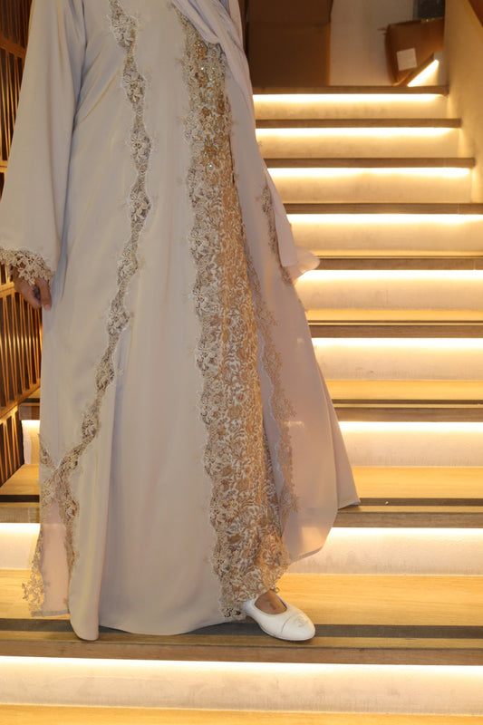 Sand Rose abaya