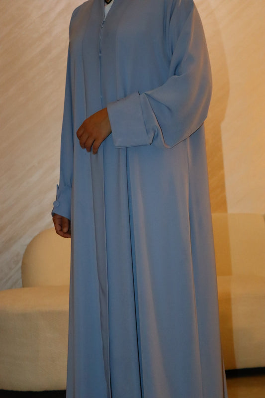 Baby blue abaya